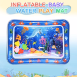 Baby Inflatable Water Play Mat – Sensory Tummy Time Pad for Infant Development and Early Learning