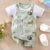 Zoo Animal Print Baby Romper – Cute Newborn Faux Two-Piece Bodysuit